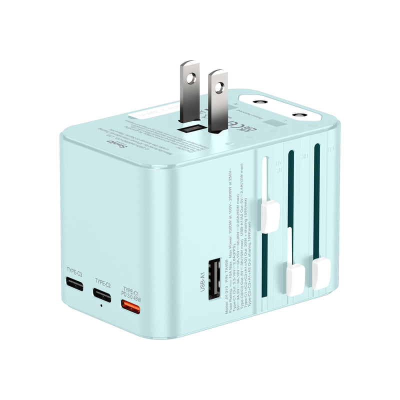 XPower x Sanrio Hangyodon TA45B 45W 6输出 PD3.0/PPS旅行充电器