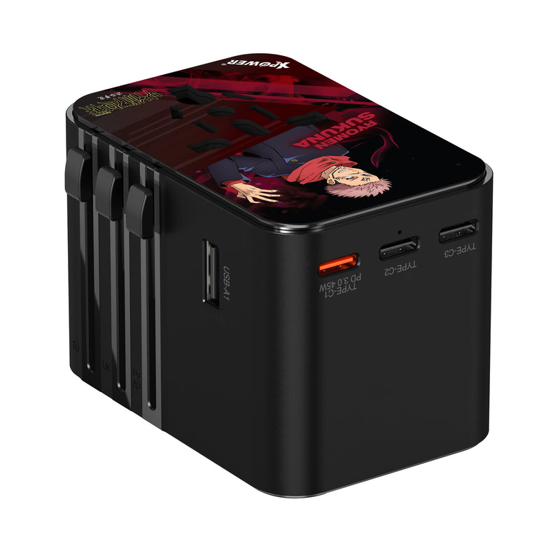XPower x 咒术回战 TA45B 6输出 45W PD/PPS GaN旅行充电器