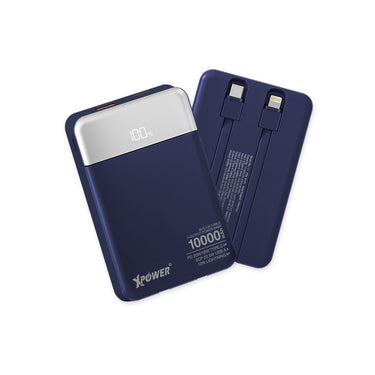 XPower B10H 3輸出雙內置線Type-C PD/Lightning 10000mAh PD+SCP 移動電源