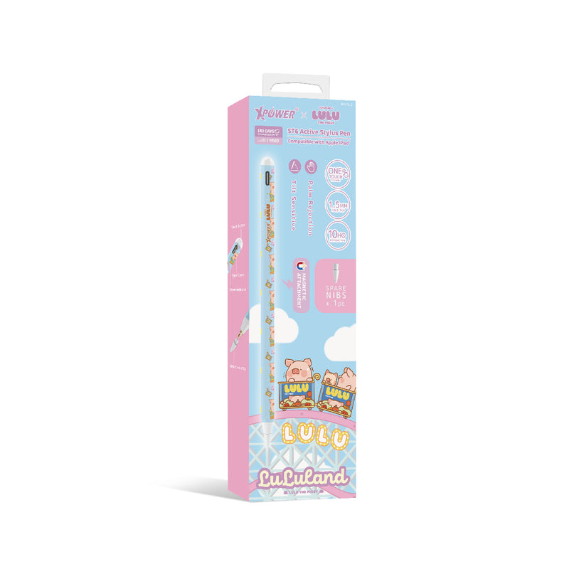XPower x 罐頭豬LuLu🐷ST6磁吸主動式觸控筆 L3 (Apple iPad專用)