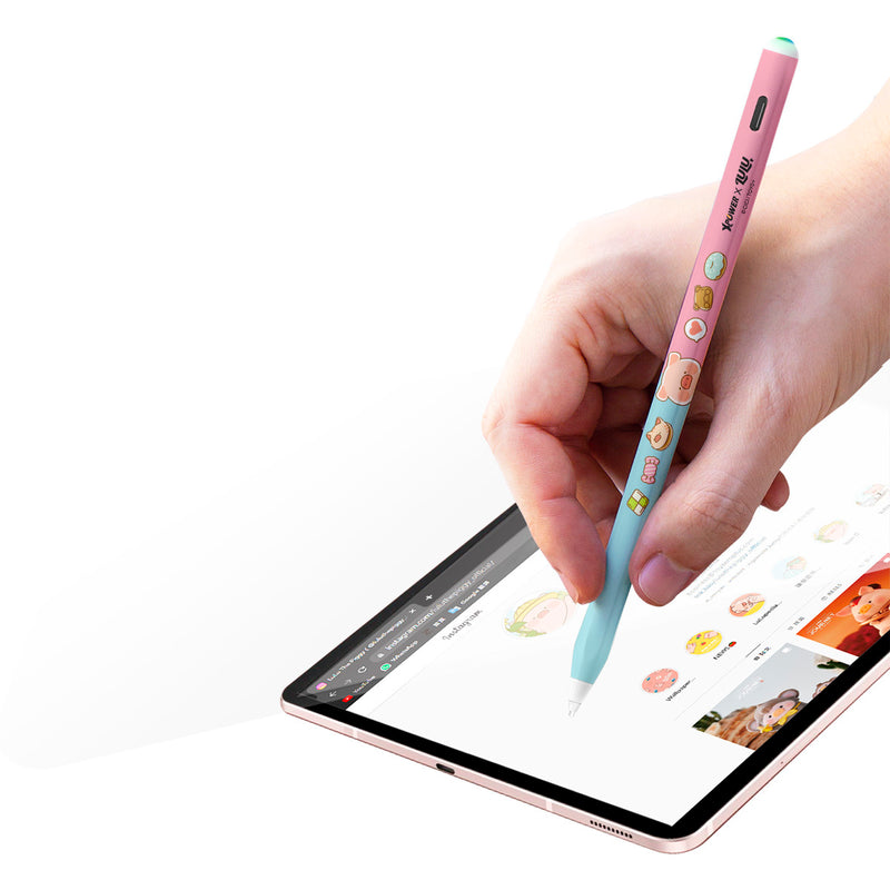 XPower x 罐頭豬LuLu🐷ST5M2 iPad/手機2合1主動式電容觸控筆