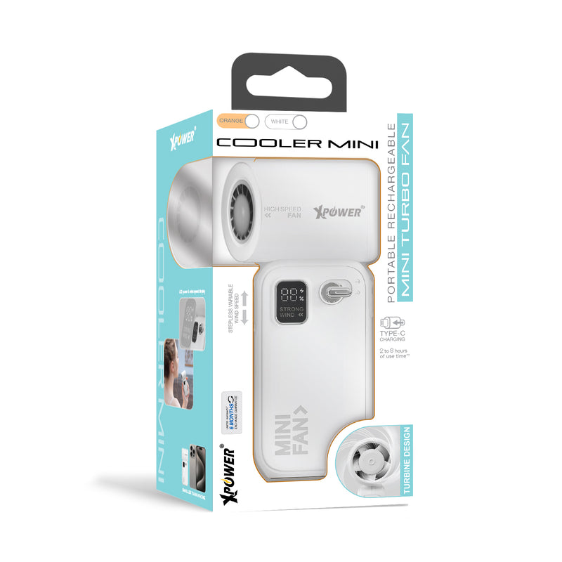 (隨機顏色) XPower COOLER MINI 手提充電式便攜迷你渦輪風扇