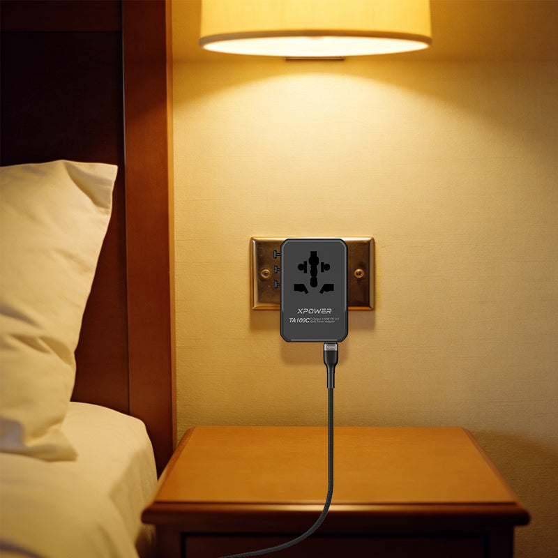 XPOWER TA100C 7輸出 PD 100W Gan旅行充電器