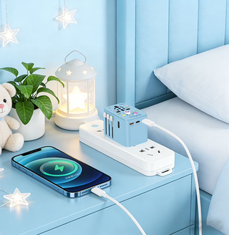 XPower x Sanrio Pochacco TA45B 45W 6输出 PD3.0/PPS快充旅行充电器