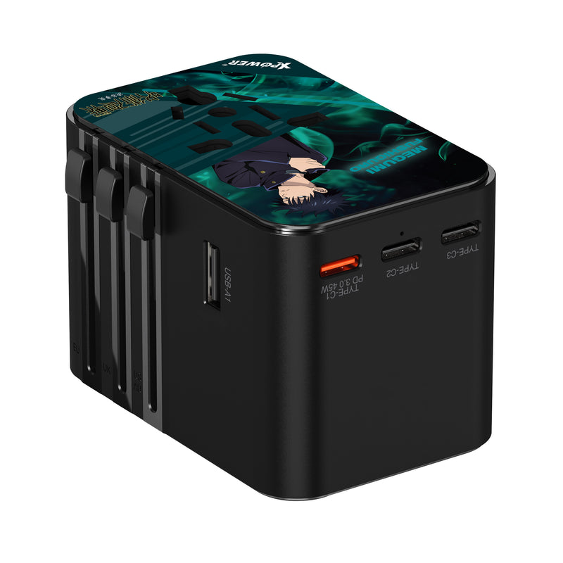 XPower x 咒术回战 TA45B 6输出 45W PD/PPS GaN旅行充电器