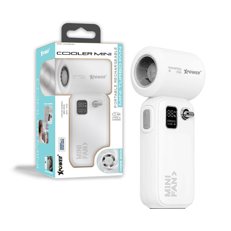 (隨機顏色) XPower COOLER MINI 手提充電式便攜迷你渦輪風扇