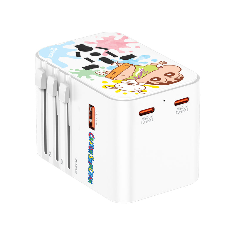 XPower x 蜡笔小新 TA3B 25W 4输出PD3.0/PPS旅行充电器