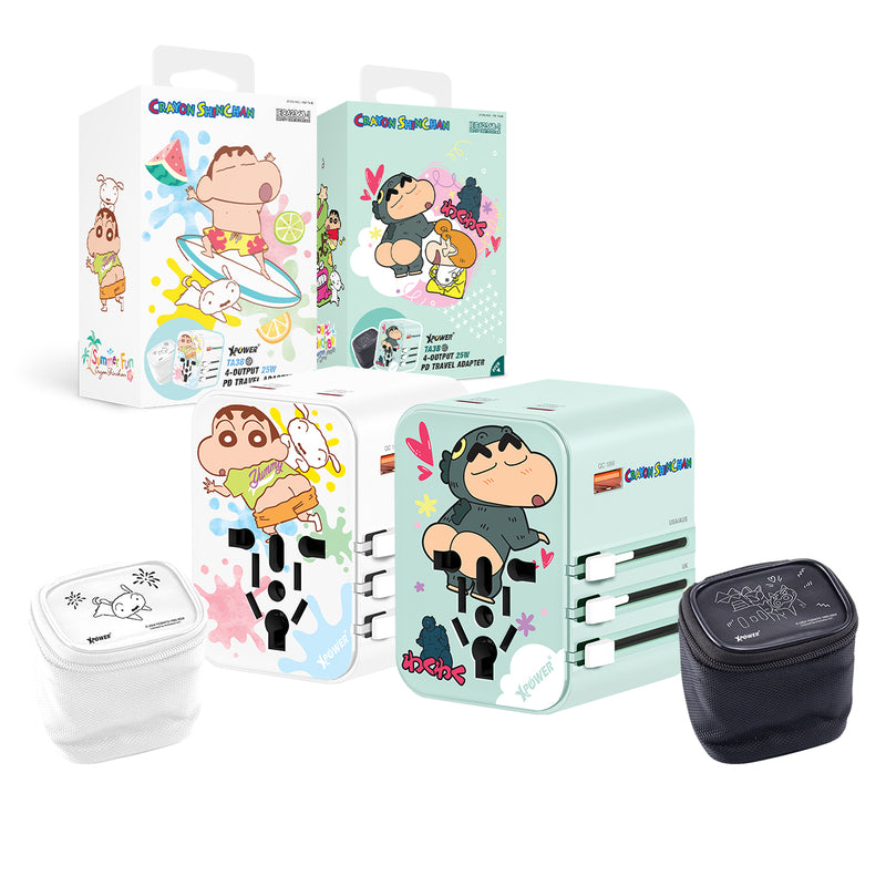 XPower x 蜡笔小新 TA3B 25W 4输出PD3.0/PPS旅行充电器