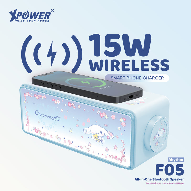 XPower x Sanrio Cinnamoroll Rhythm F05 无线蓝牙音箱小夜灯