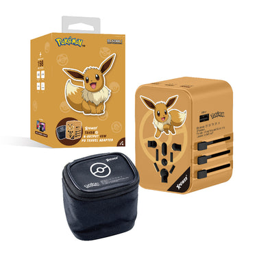 Pokémon 伊布 TA45B 45W 6輸出 PD3.0/PPS快充旅行充電器 Pokemon