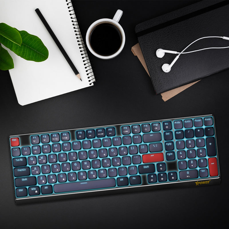 XPower CHARON 98键 三模式无线矮轴机械键盘