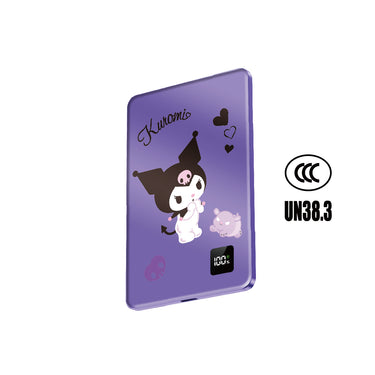 (3C可追溯二維碼)XPower x Sanrio Kuromi 3合1磁吸+PD3.0 5000mAh鋁合金移動電源 (M5K)
