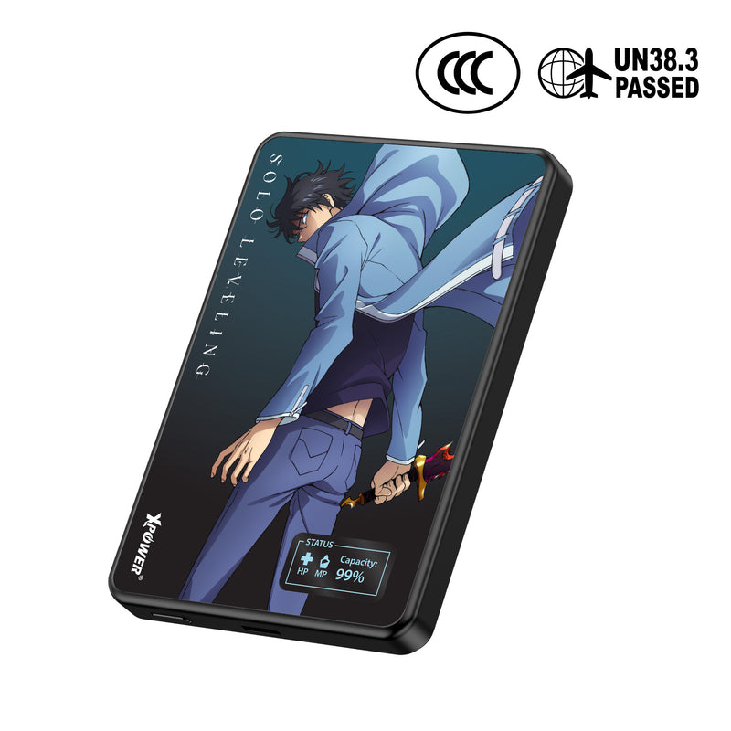(3C認證)(成振宇)XPower x 我獨自升級MagDigita2 第2代 彩屏顯示 鋁合金 10000mAh PD3.0+QI2 磁吸移動電源 MDT2-sl1
