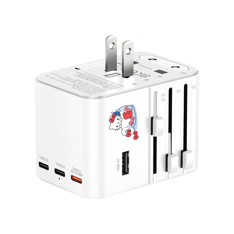 XPower x Sanrio Hello Kitty TA45B 45W 6输出 PD3.0/PPS快充旅行充电器