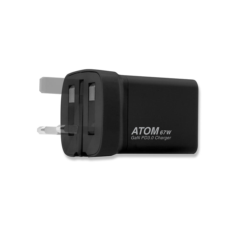XPower ATOM 67W PD3.0/PPS/QC 迷你摺腳快充GaN充電器