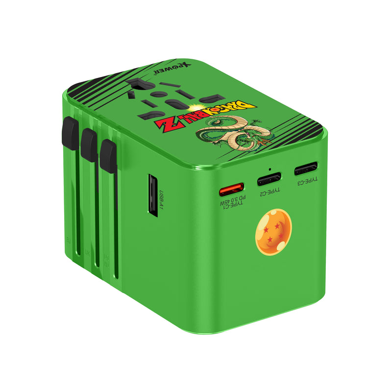 XPower x 龙珠Z TA45B 45W 6输出 PD3.0/PPS快充旅行充电器 (神龙)