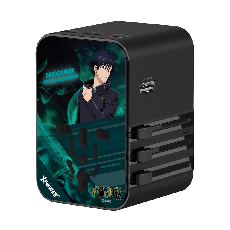 XPower x 咒术回战 TA45B 6输出 45W PD/PPS GaN旅行充电器