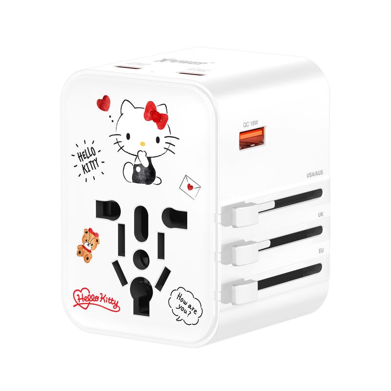 XPower x Sanrio Hello Kitty TA3B 25W 4输出 PD3.0/PPS旅行充电器