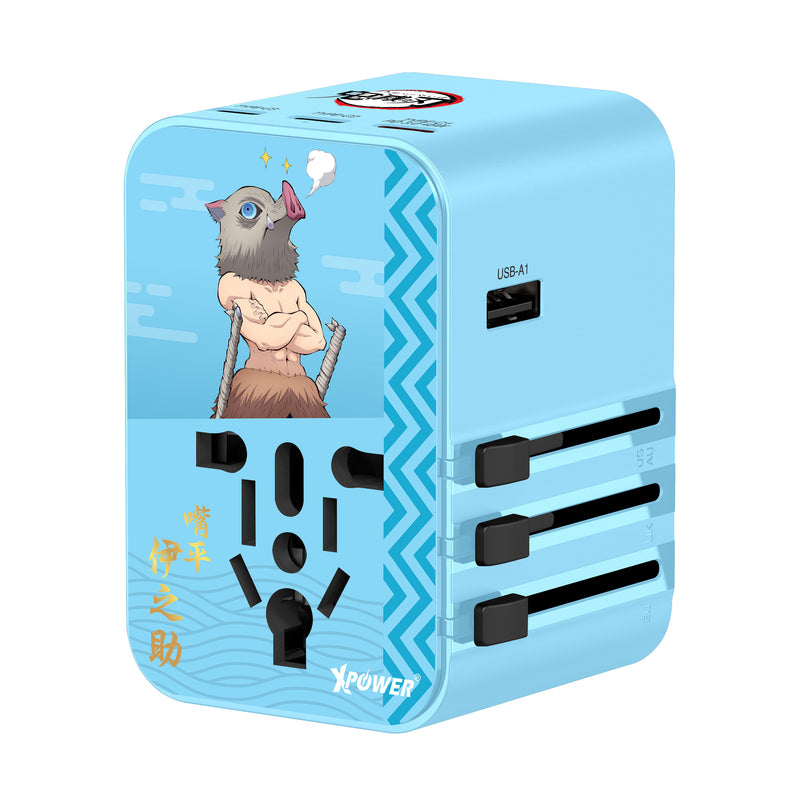 XPower x 鬼灭之刃 TA45B 6输出 45W PD/PPSGaN旅行充电器