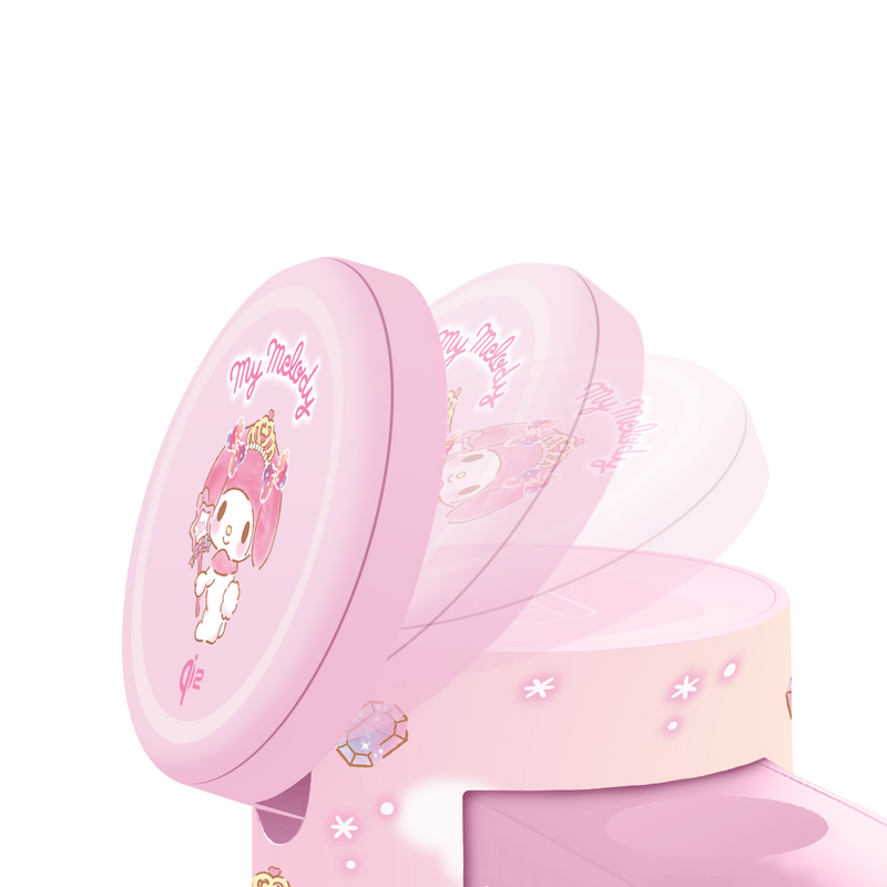 XPower x Sanrio My Melody GE1 Qi2迷你掌心5合1 MagCharge 15W磁吸无线充电座