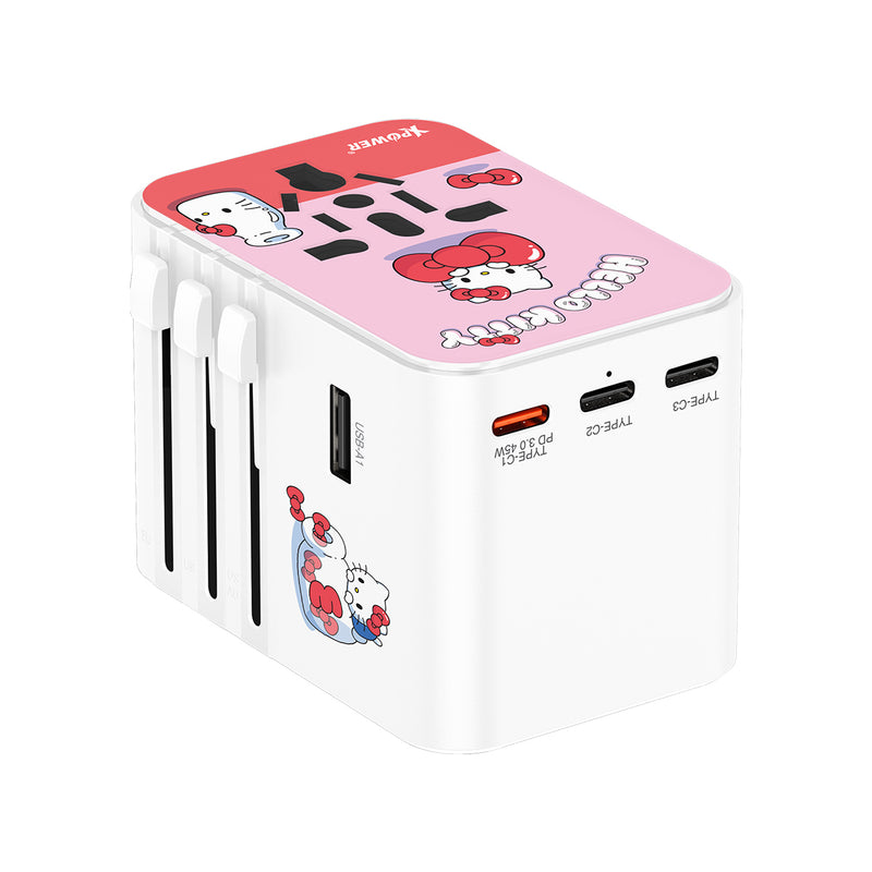 XPower x Sanrio Hello Kitty TA45B 45W 6输出 PD3.0/PPS快充旅行充电器