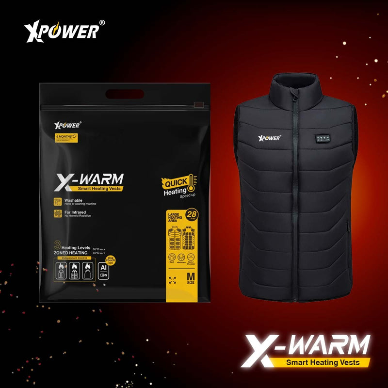 XPower X-Warm 智能發熱防寒背心 ( 長按5秒開機)