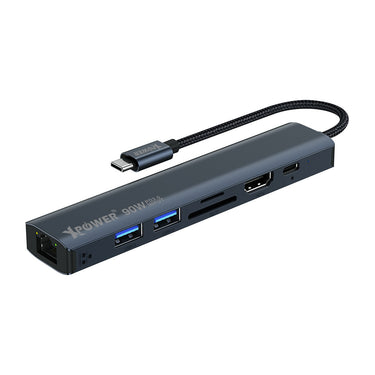 XPower HU74 7-in-1 90W PD Aluminum Alloy Type-C Hub