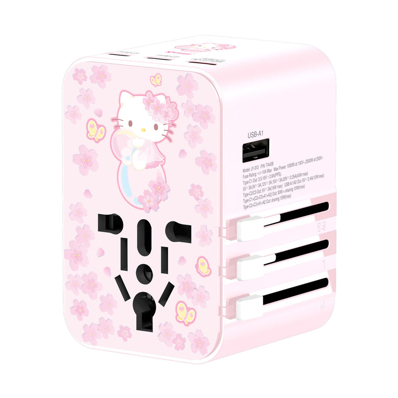 XPower x Sanrio Hello Kitty TA45B 45W 6输出 PD3.0/PPS快充旅行充电器(HK2)