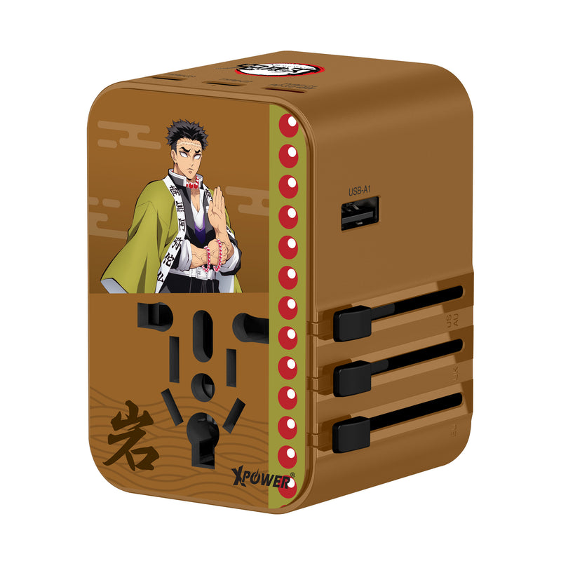 XPower x 鬼灭之刃 TA45B 6输出 45W PD/PPSGaN旅行充电器