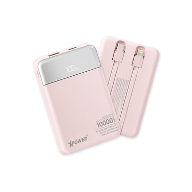 XPower B10H 3輸出雙內置線Type-C PD/Lightning 10000mAh PD+SCP 移動電源