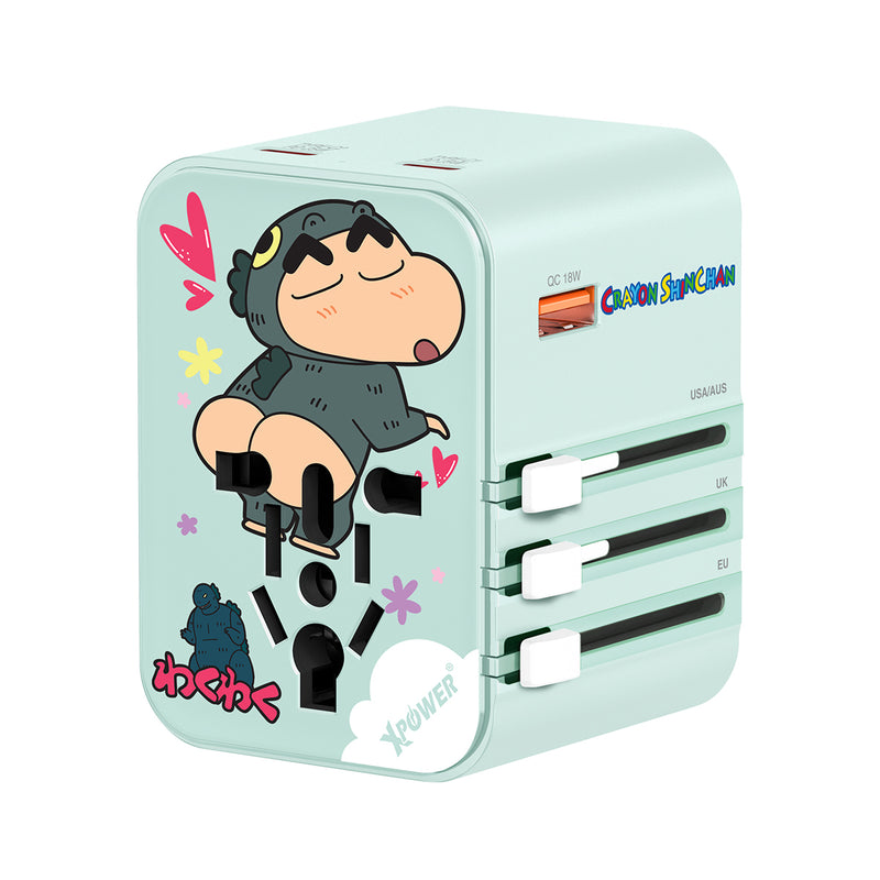 XPower x 蜡笔小新 TA3B 25W 4输出PD3.0/PPS旅行充电器