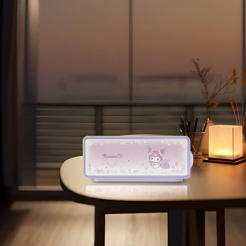 (預售產品)XPower x Sanrio Kuromi Rhythm F05 無線藍牙喇叭小夜燈