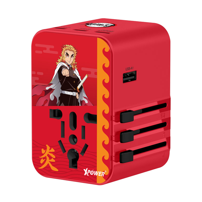 XPower x 鬼灭之刃 TA45B 6输出 45W PD/PPSGaN旅行充电器