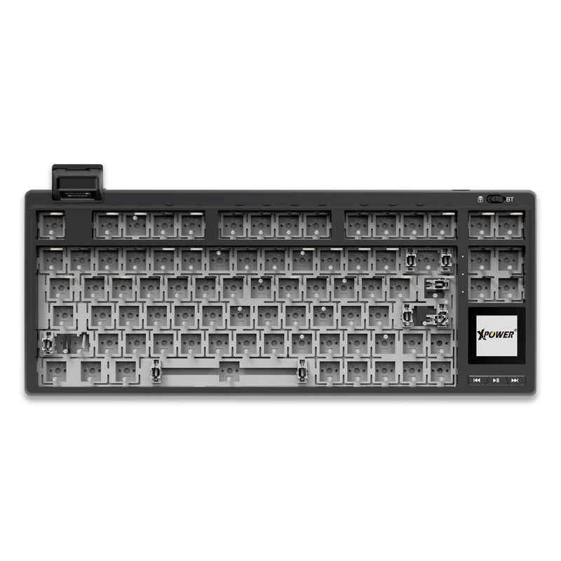 XPower Orcus - DIY KIT三模热插拔可换轴机械键盘DIY套件连双显示屏