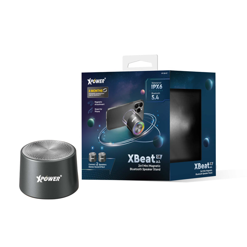 XPower XBeat Q8 二合一超迷你磁吸手機支架藍芽喇叭
