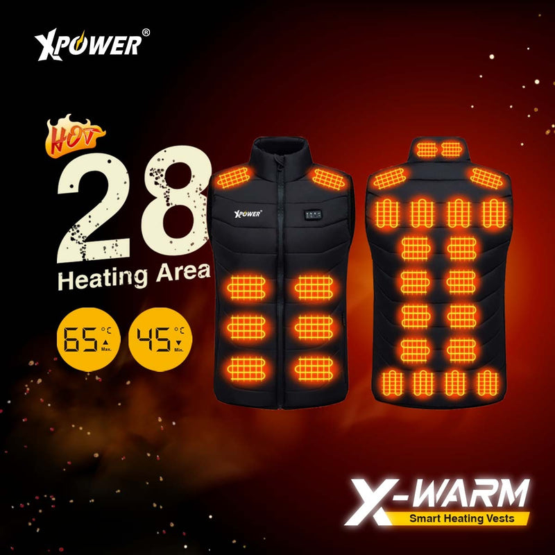 XPower X-Warm 智能發熱防寒背心 ( 長按5秒開機)