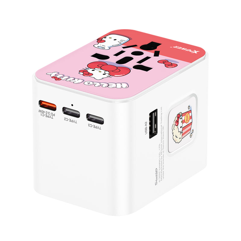 XPower x Sanrio Hello Kitty TA45B 45W 6输出 PD3.0/PPS快充旅行充电器