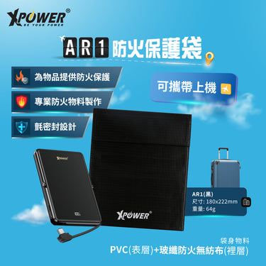 XPower AR1 鋰電池保護袋 (正方形)