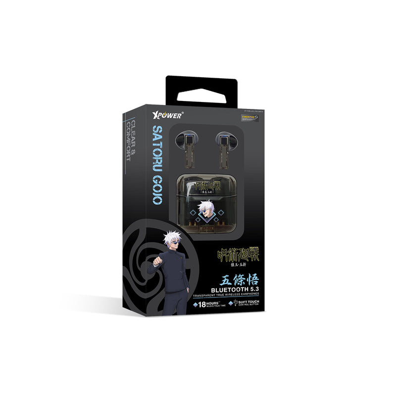 XPower x 咒术回战 透明真无线 蓝牙5.3蓝牙耳机 -BSE10