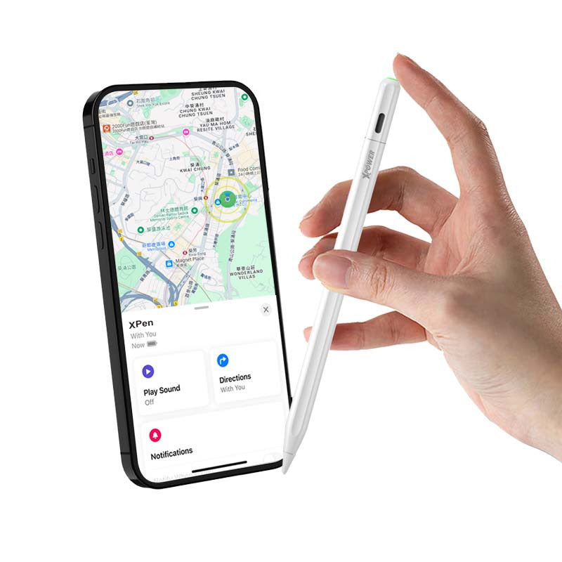 XPower STYLUS PEN ST7二合一智能定位器磁吸主动式触控笔 Apple iPad 适用