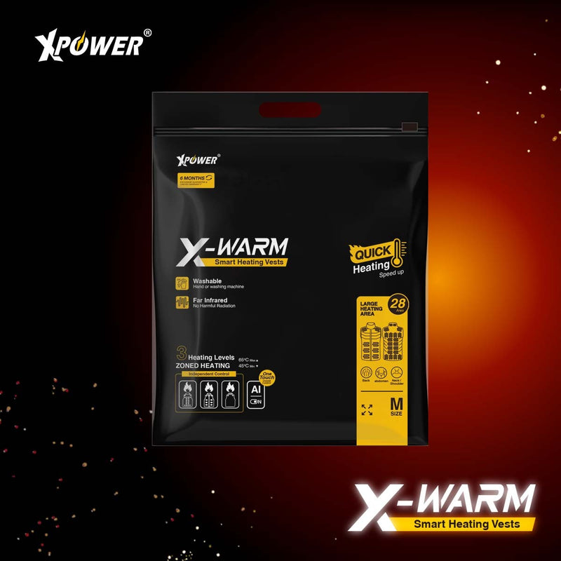 XPower X-Warm 智能發熱防寒背心 ( 長按5秒開機)