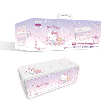 (預售產品)XPower x Sanrio Hello Kitty Rhythm F05 無線藍牙喇叭小夜燈