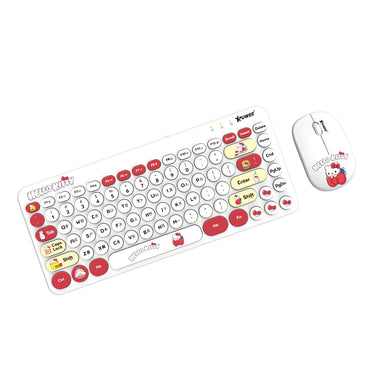 (預售產品)XPower x Sanrio Hello Kitty KB9 2合1 2.4G 無線鍵盤滑鼠套裝