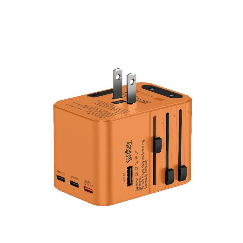 XPower x Pokémon Charizard TA45B 45W 6-Output PD3.0/PPS Fast Charge Travel Charger Pokemon