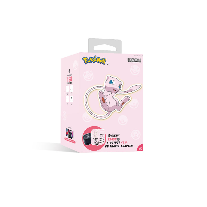 Pokémon Dream TA45B 45W 6-Output PD3.0/PPS Fast Charging Travel Charger Pokemon
