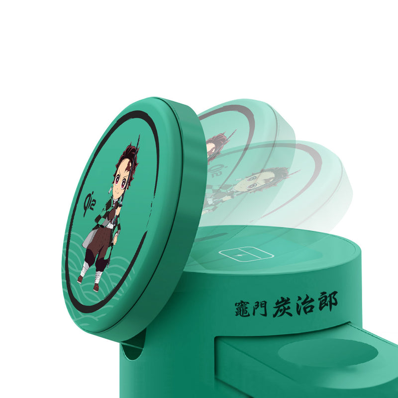 XPower x 鬼滅之刃 GE1 Qi2迷你掌心5合1 MagCharge 15W磁吸無線充電座