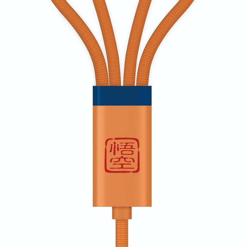 XPower x 龙珠Z BC24 8合1 2出4 100W PD3.0铝合金传输高速充电线 (悟空)