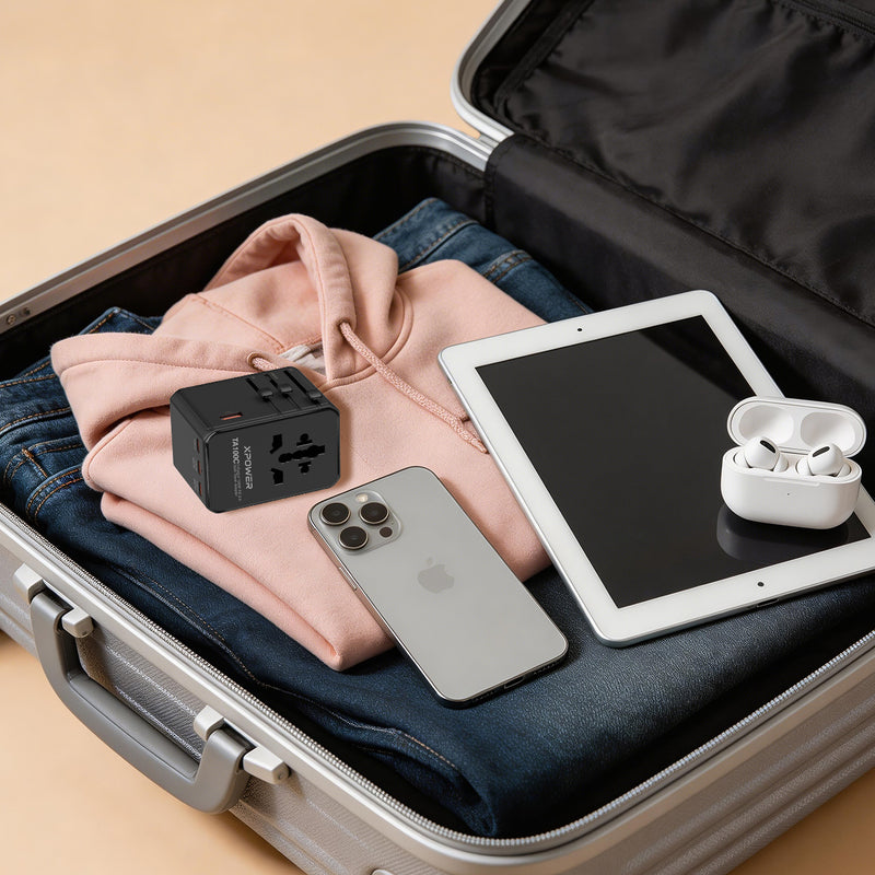 XPOWER TA100C 7輸出 PD 100W Gan旅行充電器