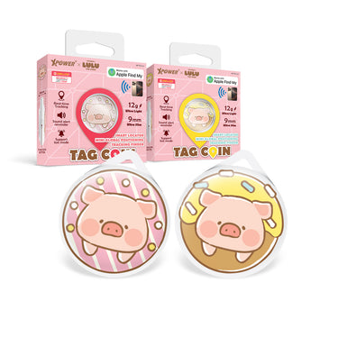 (隨機款式) XPower x 罐頭豬LuLu🐷智能定位器TAG COIN  (TC1)