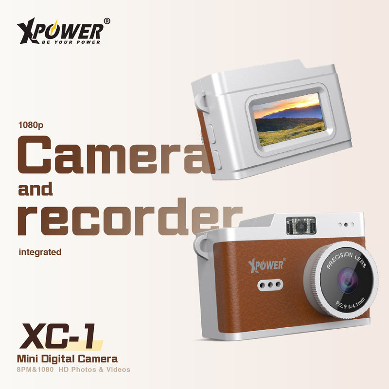 XPower XC-1 迷你數碼相機 XC1 (0.96寸顯示屏 不妨礙拍攝美照)